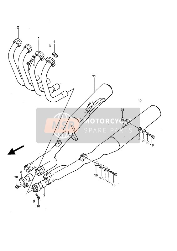 1446948B00, Klemmschelle, Suzuki, 1