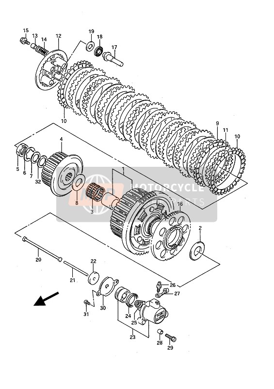 2146206B00, Disc,Pressure, Suzuki, 1