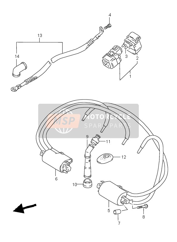 Suzuki GSX750 1999 Electrical for a 1999 Suzuki GSX750