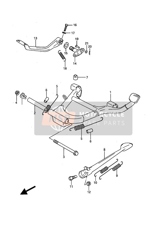 4311131300, Pedal, Brake, Suzuki, 0