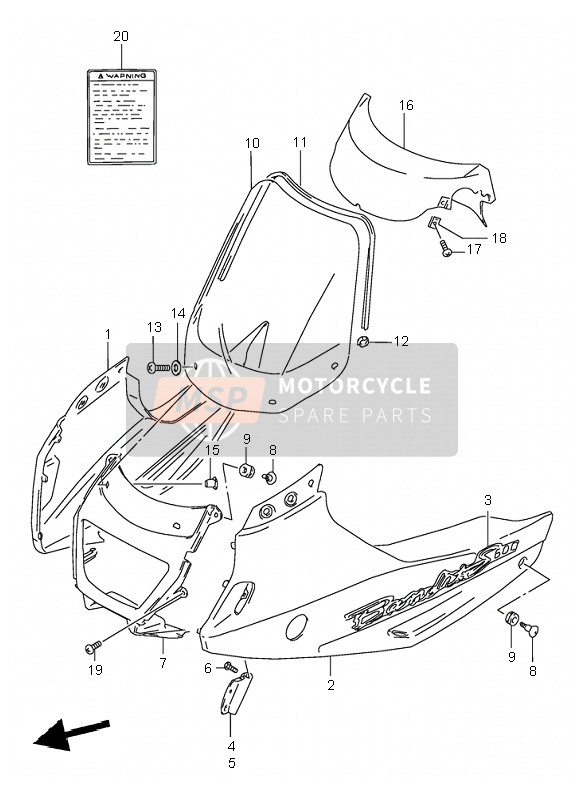 9440226E00Y0V, Cowling, Side Lh (Blue), Suzuki, 0