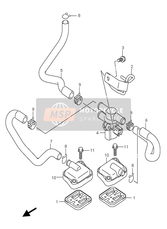 0910306201, Bearing Bolt, Suzuki, 4