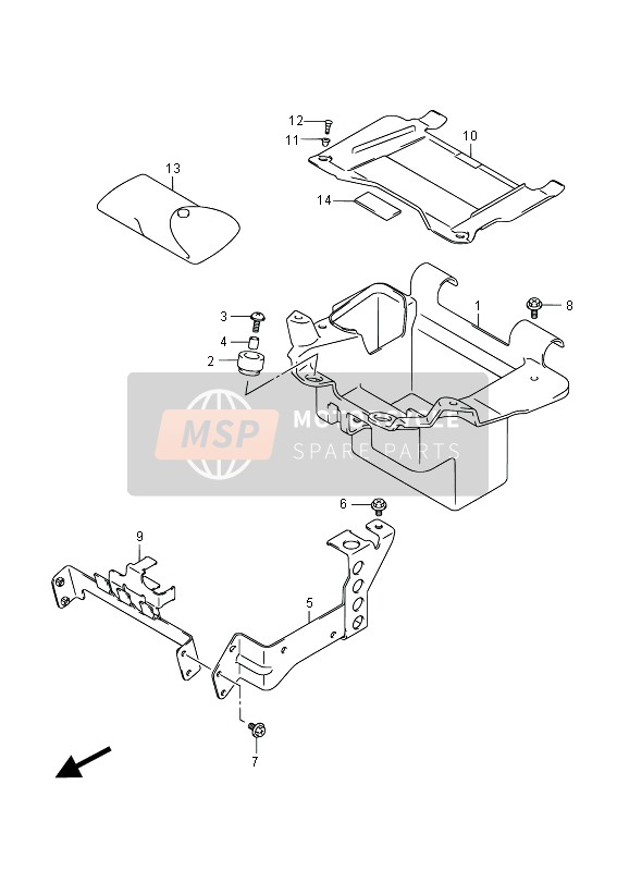 4155048G00, Halter, Suzuki, 0