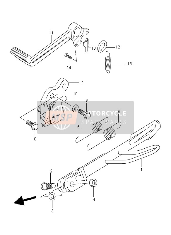 4231002FA0, Stand, Prop, Suzuki, 0