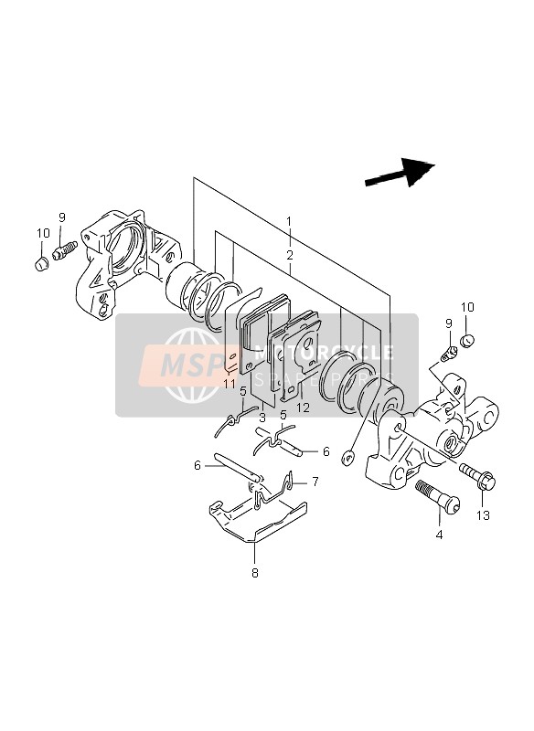 BREMSSATTEL HINTEN