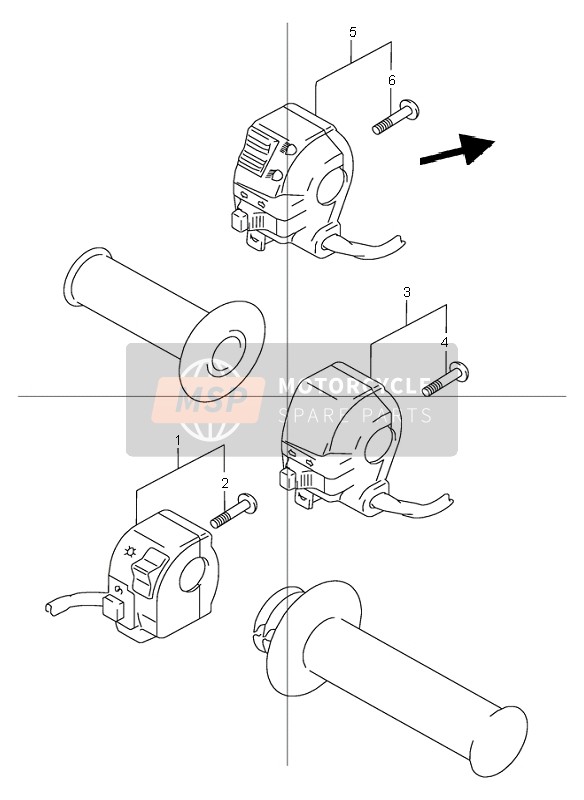 3740006F10, Switch Assy, Handle Lh, Suzuki, 0