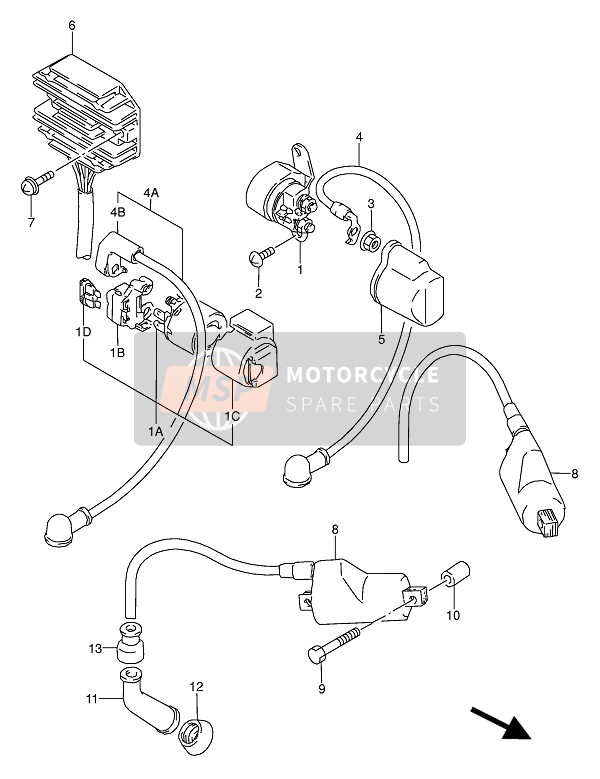 3385004A00, Wire, Starter Motor  Lead, Suzuki, 0