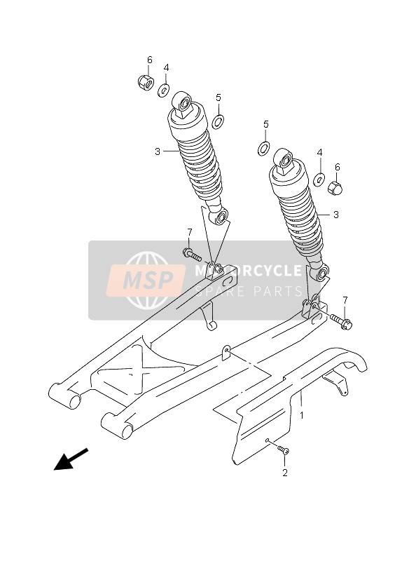 6210012FB0, Absorber Assy,Rr Shock, Suzuki, 0