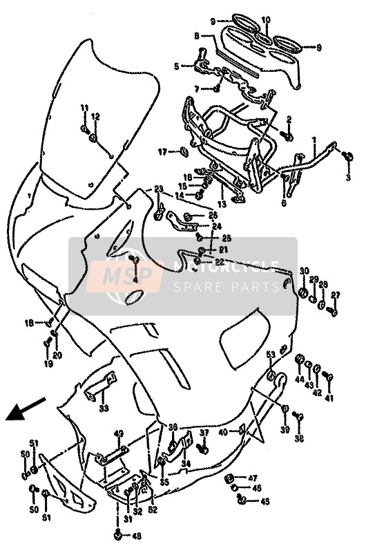 9456019C00, Bracket, Upper Rh, Suzuki, 2