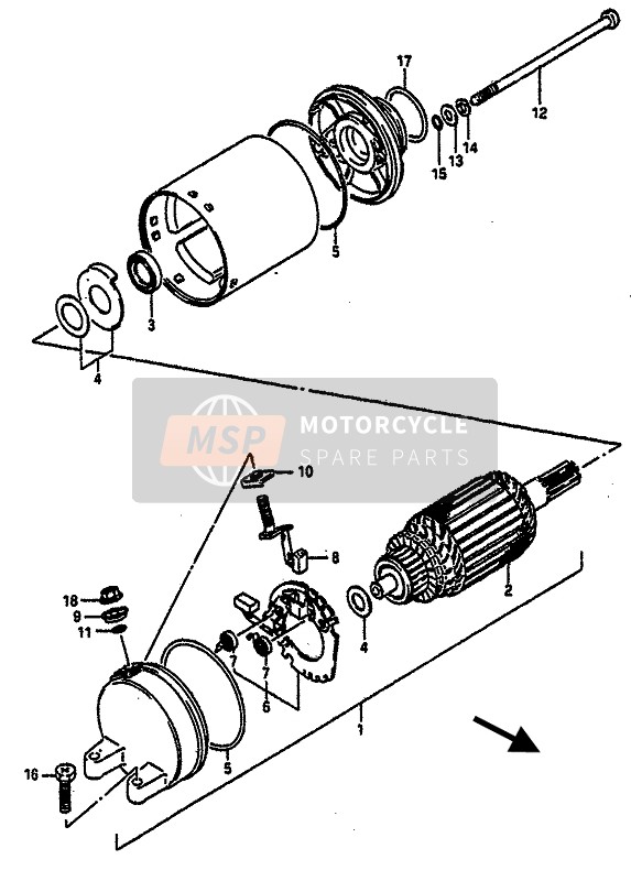 Suzuki GSX-R750R 1989 Départ Moteur pour un 1989 Suzuki GSX-R750R