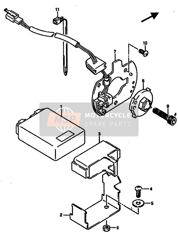 Suzuki GSX-R750R 1989 Signal Generator for a 1989 Suzuki GSX-R750R