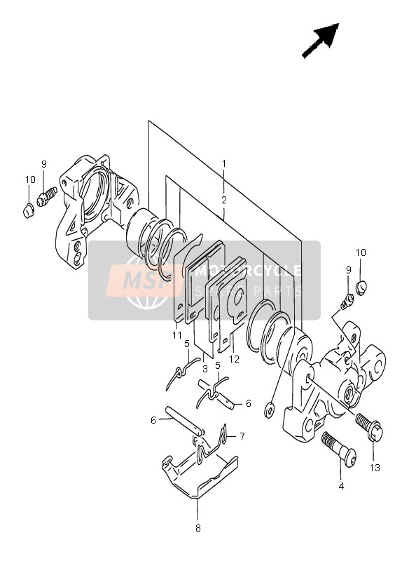 BREMSSATTEL HINTEN