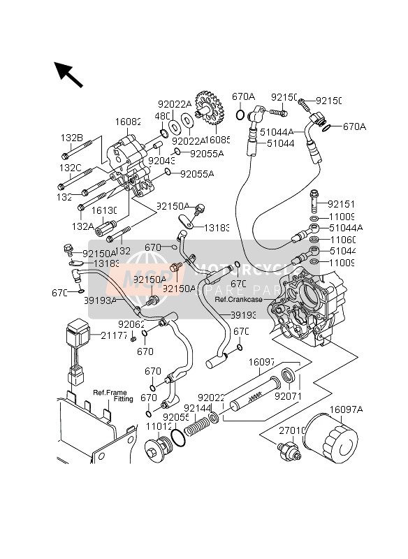 KK670D1508, O Ring,8mm, Suzuki, 0