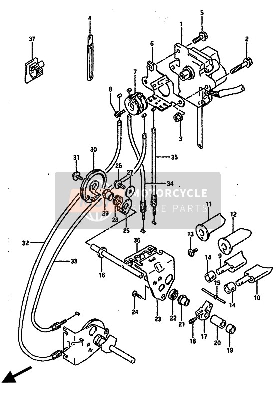 1128312C00, Spacer,Exhaust Valve Shaft, Suzuki, 1