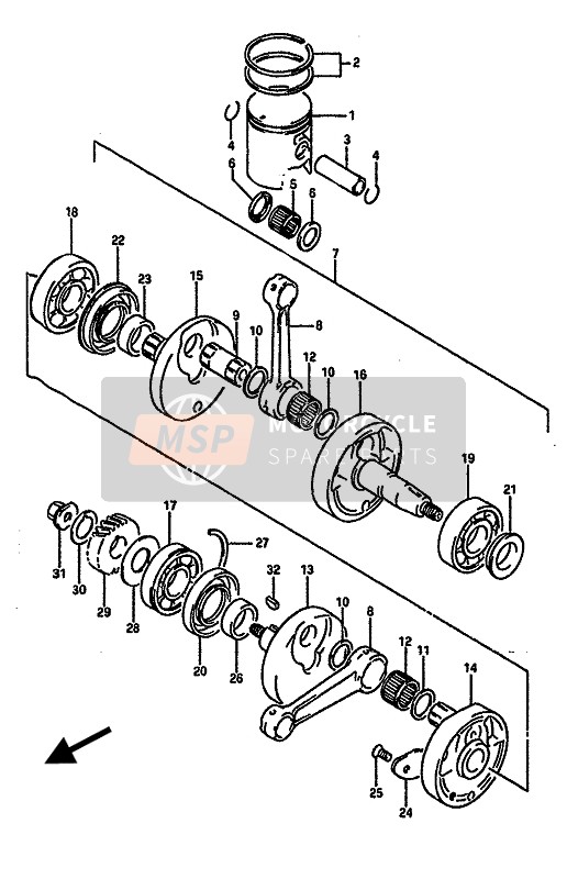 0918025089, Spacer (25.2X32X9), Suzuki, 1