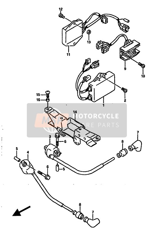 Suzuki RGV250 1989 Electrical for a 1989 Suzuki RGV250