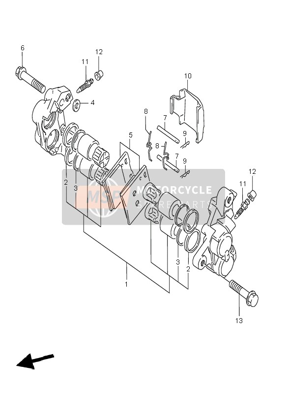 5910034C02999, Bremssattel, Suzuki, 0