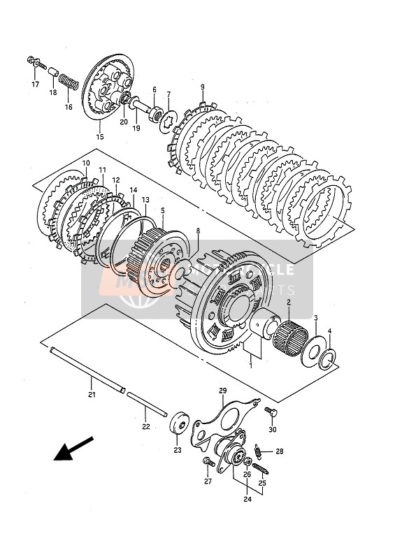 2311733C01, Retainer, Suzuki, 0