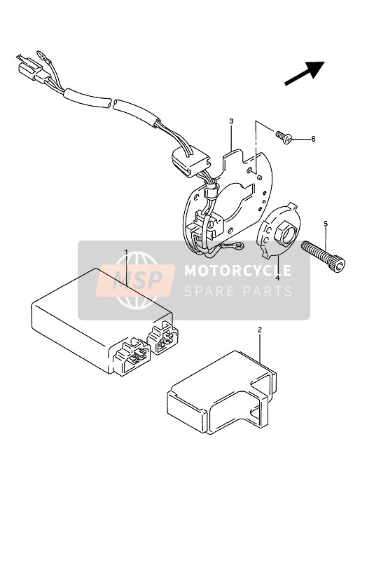 Suzuki GSX1100G 1991 Générateur de signal pour un 1991 Suzuki GSX1100G