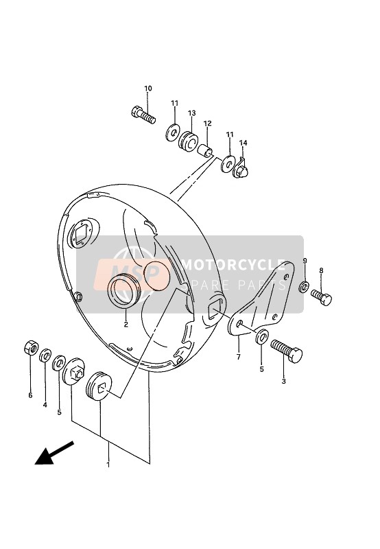 0120406127, Bearing Bolt, Suzuki, 1