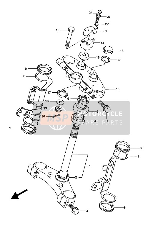 5624226D00, Rubber, Damper Upper, Suzuki, 2