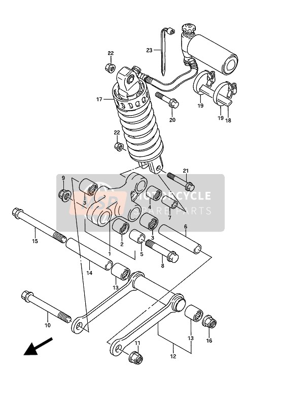 6233107D00, Unterlage, Suzuki, 3