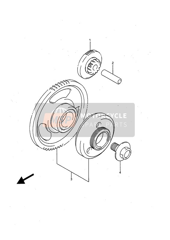 Suzuki GSX-R750 1991 Starter Clutch for a 1991 Suzuki GSX-R750