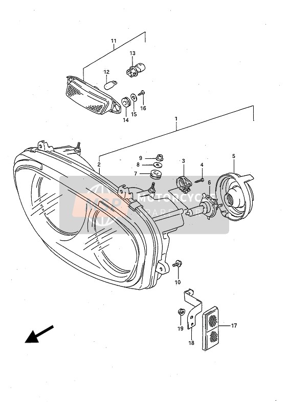 3525033C10, Gear Unit Assy, Suzuki, 1