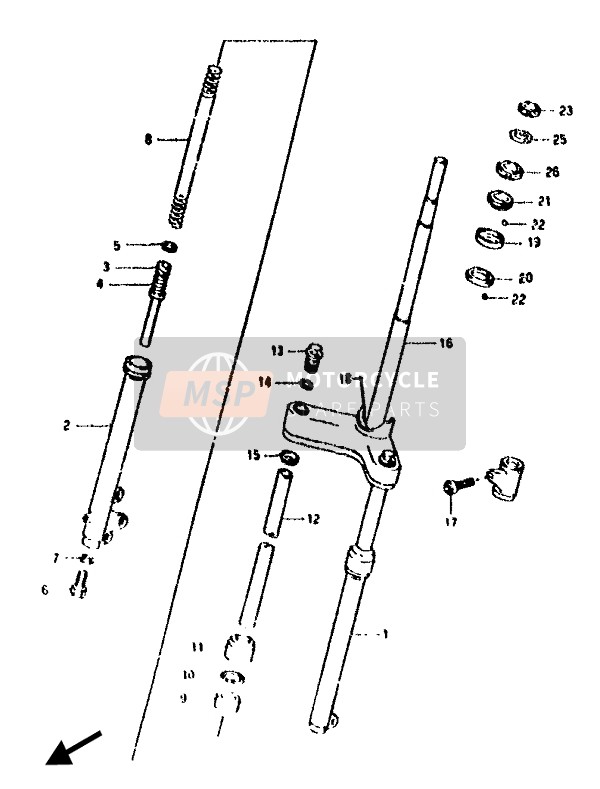 Tenedor frontal (P4)