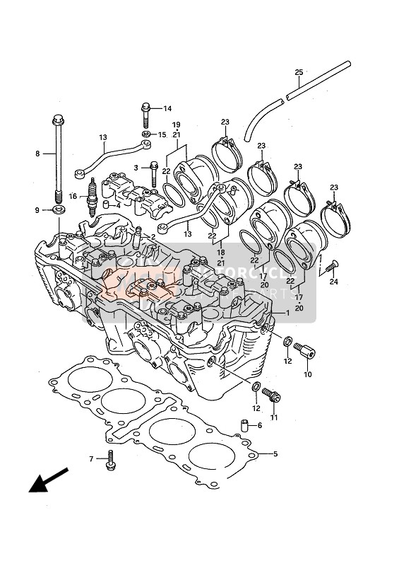 0911908079XC0, Bearing Bolt, Suzuki, 0