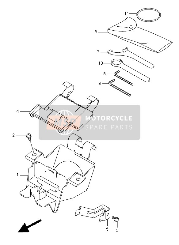 4741038G01, Plate, Fuse Box, Suzuki, 2