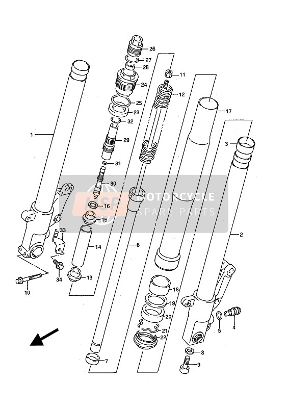 5182322D30, Plate, Spring Adjuster, Suzuki, 1