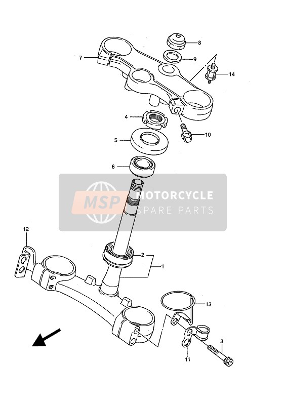 5131117E00, Bracket, Upper, Suzuki, 0