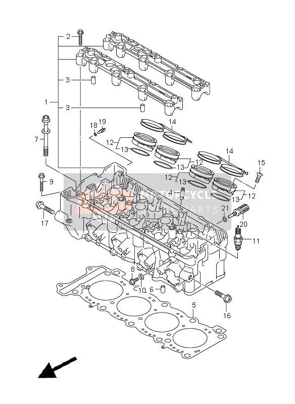 U31ESRN, Bougie U31ESRN, Suzuki, 0