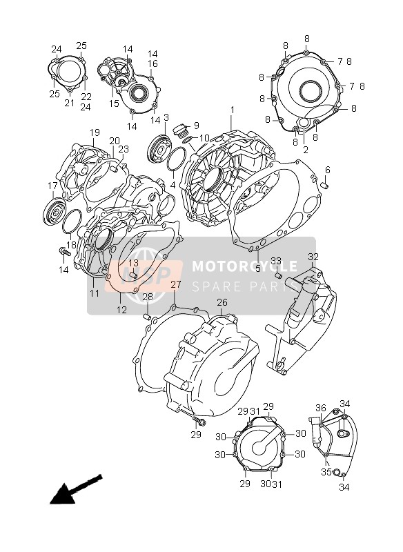 Cap, Starter Idle Gear