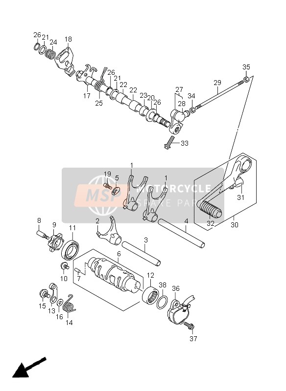 3773041G03, Sensor Assy,Gear Position, Suzuki, 3