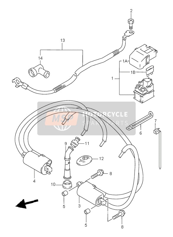 Suzuki GSX750F 2000 Electrical for a 2000 Suzuki GSX750F