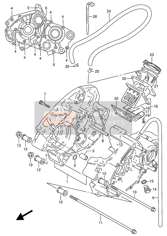 1161046A00, Spacer, Engine Mounting, Suzuki, 2