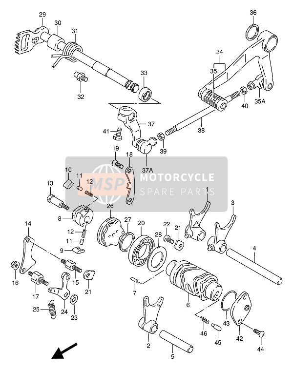 2560006C00, Lever Assy, Gear Shift, Suzuki, 1