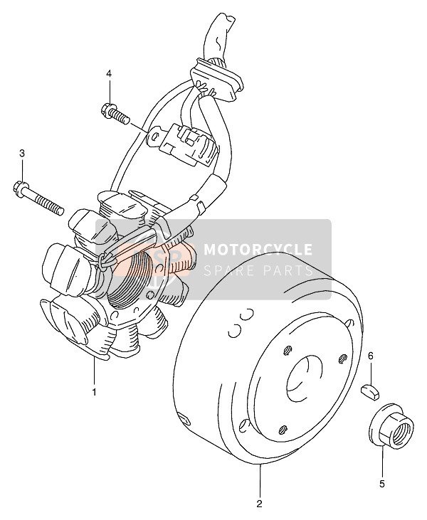 3210119D00, Stator Assy, Suzuki, 0