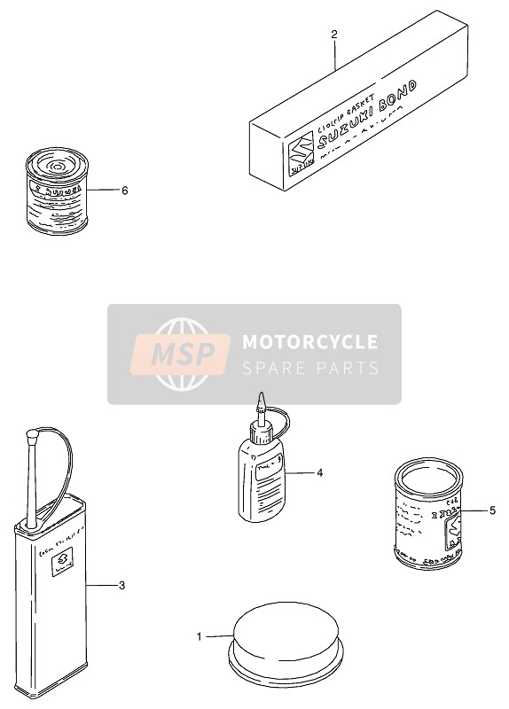 Suzuki RG125F(U) GAMMA 1992 Optional for a 1992 Suzuki RG125F(U) GAMMA