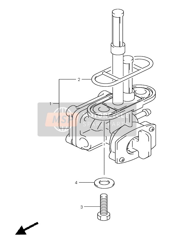 4430026F01, Cock Assy,Fuel, Suzuki, 0