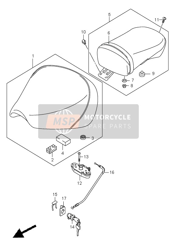 4528026F00, Cable, Seat Lock, Suzuki, 0