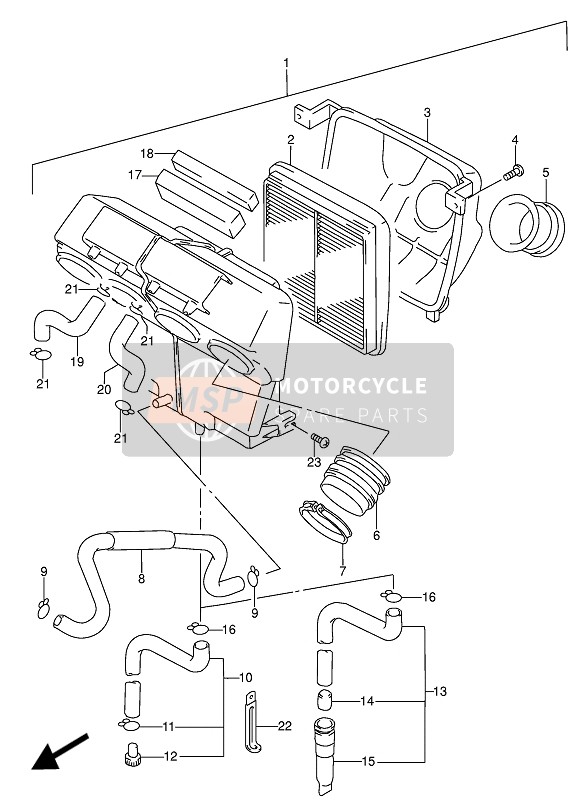 1370021E03, Luftfilter Kpl., Suzuki, 0