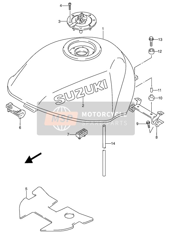 6811101D0020G, Tankembleem RF600, Suzuki, 0