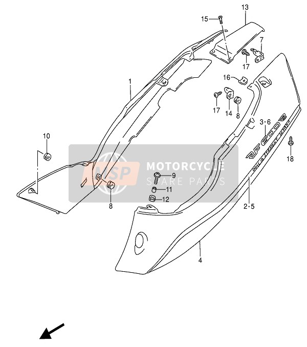 6814021E00D3L, Streifen. Satz, Suzuki, 0