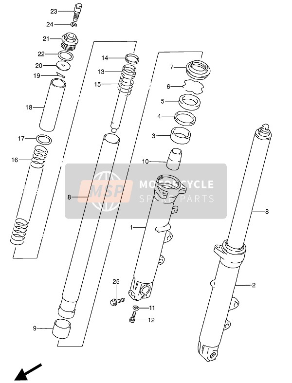 5118534C00, Regolatore Molla, Suzuki, 0