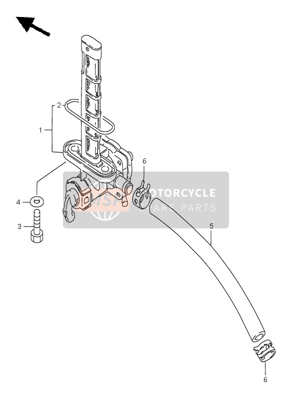 Suzuki LS650 SAVAGE 2000 Rubinetto carburante per un 2000 Suzuki LS650 SAVAGE