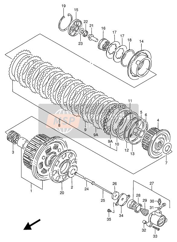 2144148B10, Disque D'Embrayage, Suzuki, 1