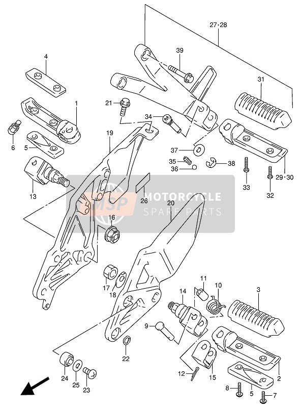 021123530A, Locking Screw, Suzuki, 2